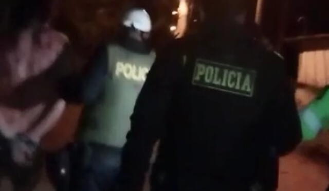 Policía rescató a los 2 presuntos delincuentes. Foto: captura Serenazgo de Cajamarca