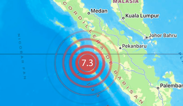 Terremoto en Indonesia. Foto: Twitter