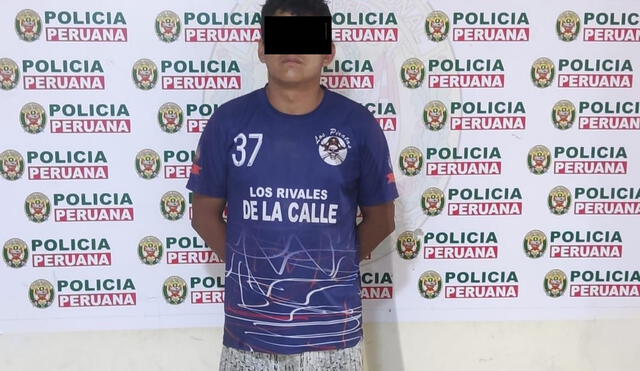 Detenido fue llevado a Comisaría El Milagro de Trujillo. Foto: PNP