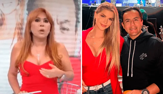 Magaly Medina criticó a Brunella y su esposo Richard Acuña. Foto: composición LR/captura de ATV/Instagram