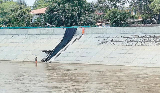 El deterioro de las defensas del río podría originar una nueva inundación en Piura. Foto: La República