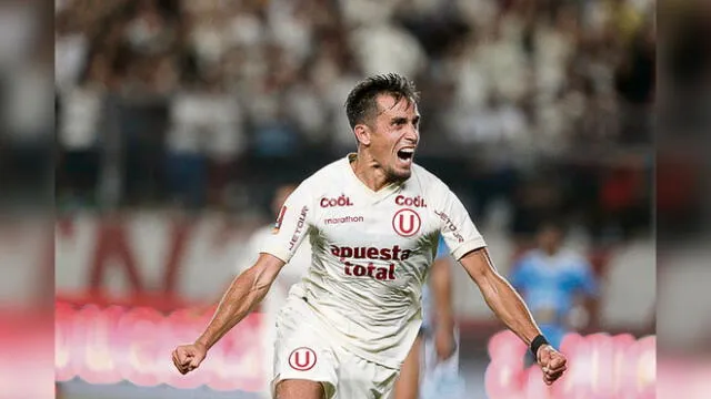 A celebrar. Pérez Guedes y el grito de desahogo al final del primer tiempo del difícil cotejo.  Foto: difusión