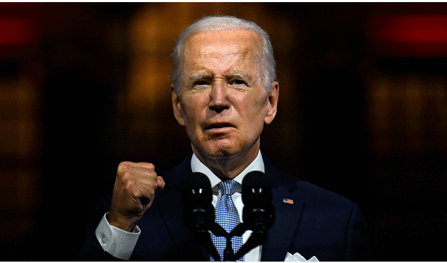 El mandatario Joe Biden, de 80 años, llevaba meses diciendo que tiene intención de optar a la reelección. Foto: AFP