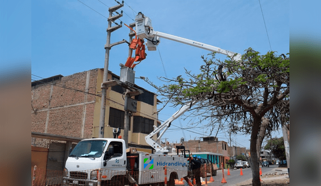 Aviso incluye a Trujillo, Víctor Larco y La Esperanza. Foto: Hidrandina