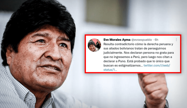 Evo Morales se pronuncia sobre lo que considera una contradicción de la investigación en su contra. Foto: composición Jazmín Ceras/La República/EFE