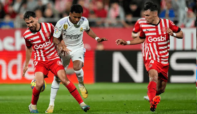 Real Madrid perdió ante Girona y se aleja del líer FC Barcelona en LaLiga. Foto: EFE