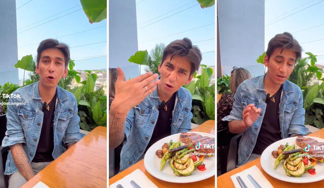 Cibernautas no perdonan a Daniel Lazo tras reciente video en restaurante. Foto: composición LR /capturas de TikTok/@fogoncampero