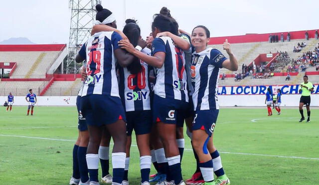 Alianza Lima venció a Mannucci en el estadio Mansiche. Foto: Liga Femenina FPF