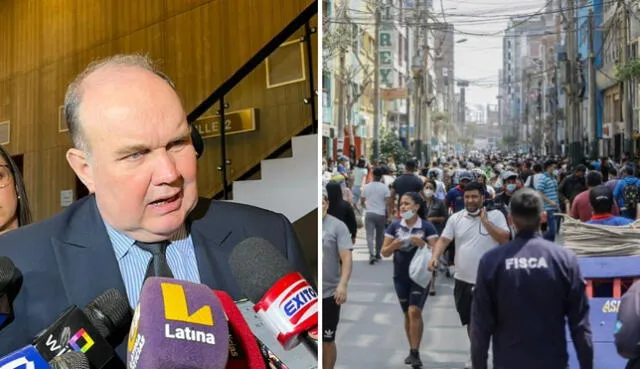 López Aliaga declaró tras la clausura del programa Con Punche Lima Metropolitana. Foto y Video: Vanessa Sandoval/La República