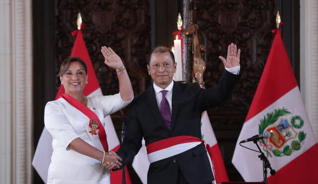 Dina Boluarte tomó juramento a Daniel Maurate como nuevo ministro de Justicia y Derechos Humanos el 23 de abril. Foto: Andina -  Video: Canal N