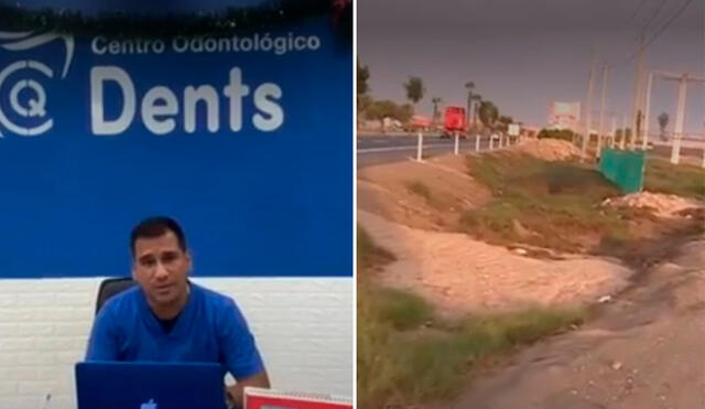 La familia recibió llamadas de secuestradores que exigieron una gran suma por la vida del odontólogo. Foto: composición LR/captura de "América noticias"