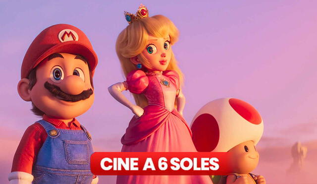 "Super Mario Bros: la película es una de las películas que se podrán disfrutar con la promoción de 6 soles. Foto: composición LR/Illumination/Nintendo