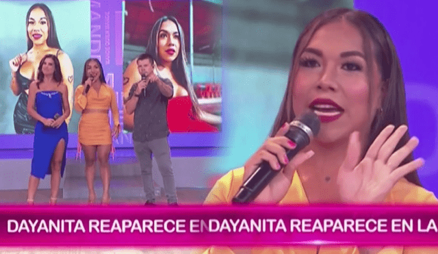 Dayanita regresó a la televisión. Foto: captura América