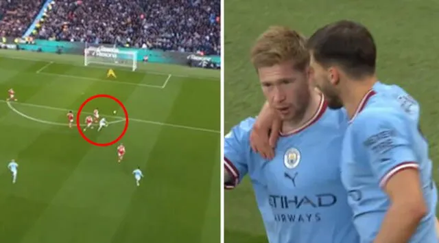 Kevin De Bruyne marcó el gol que puede valer una Premier League para el Manchester City. Foto: captura de ESPN | Video: ESPN