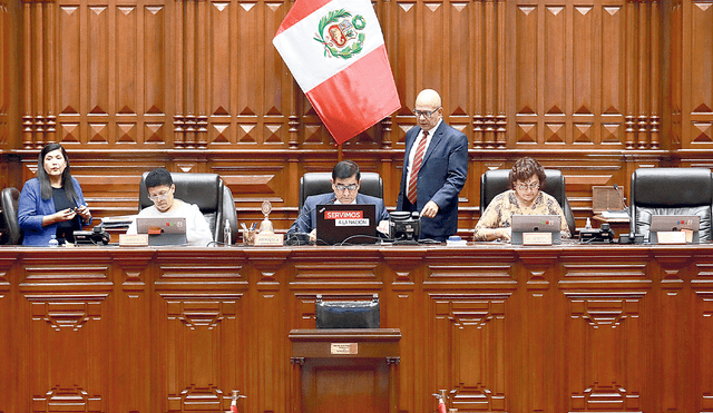 Unanimidad. Comisión Permanente decidió aprobar la denuncia constitucional contra María Cordero. Ahora la SAC tendrá que investigar y resolver la acusación en un plazo de 15 días hábiles. Foto: difusión