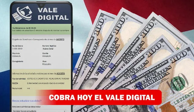 Verifica si eres acreedor al pago de abril de 2023 del Vale Digital de Panamá. Foto: composición LR/Freepik/Vale Digital