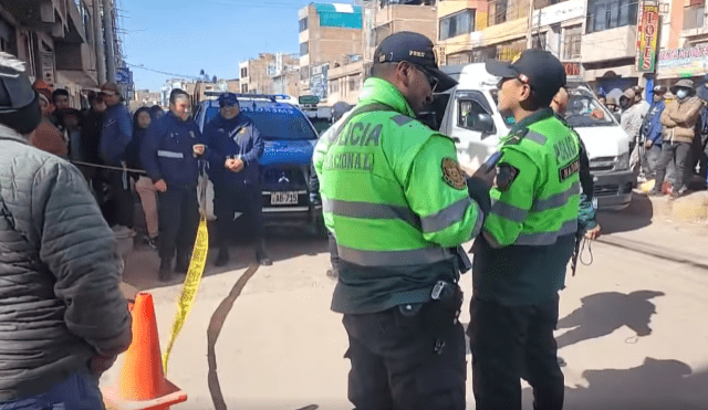 Asesinato en calles de Juliaca - Puno. Foto: Captura de video/La Decana.