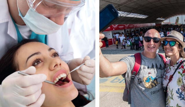 Casi 50.000 chilenos cruzan la frontera por Tacna para realizarse procedimientos odontológicos en nuestro país. Foto: Composición La República/Clínica San Judas Tadeo/Instagram/Andina