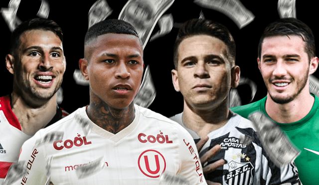 Universitario de Deportes es el conjunto peruano con valor de mercado más alto de la Copa Sudamericana 2023. Foto: composición LR/São Paulo/GLR/archivo/Santos/Red Bull Bragantino