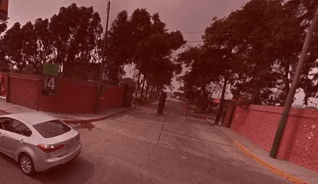 los delincuentes aprovecharon la oscuridad de la zona para romper las lunas de los vehículos. Foto: Google Maps