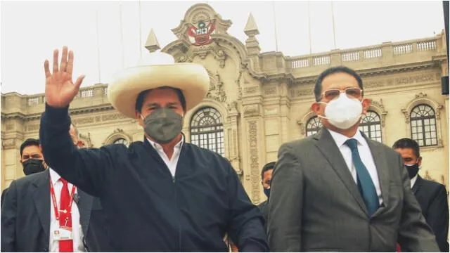 Pachas insistió en que Pedro Castillo había visto a Boluarte reunida con Fujimori. Foto: Presidencia
