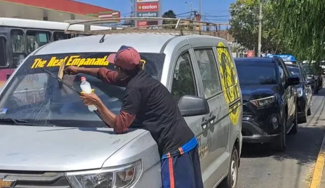 Limpiaparabrisas serán multados en Trujillo. Foto: Andina