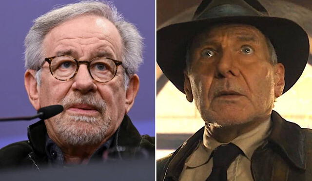 Steven Spielberg vio "Indiana Jones 5" junto a su director, James Mangold. Foto: composición LR/RadioCity/Disney