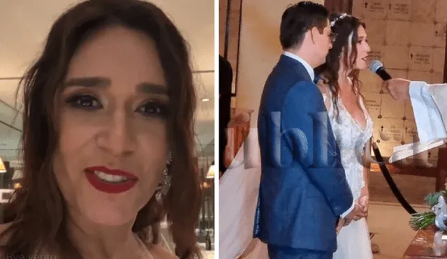 Verónica Linares brindó detalles de lo que fue su matrimonio llevado a cabo este viernes 28 de abril. Foto: composición LR/Instagram/Verónica Linares/María Pía Ponce/LR - Video: Instagram/ Verónica Linares