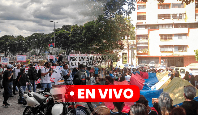 Sigue en VIVO la protesta de hoy, 1 de mayo, en Venezuela. Foto: composición RL/Twitter/@OmarVazquezHere/@roncot_4