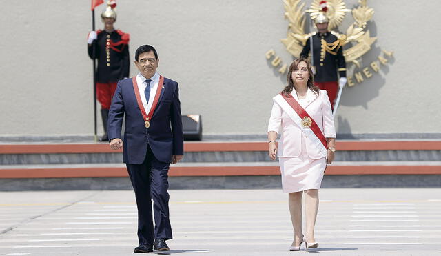 Boluarte y Williams, cabezas de los poderes del Estado desaprobados por la mayoría de peruanos, de acuerdo a las últimas encuestas de opinión. Foto: Presidencia