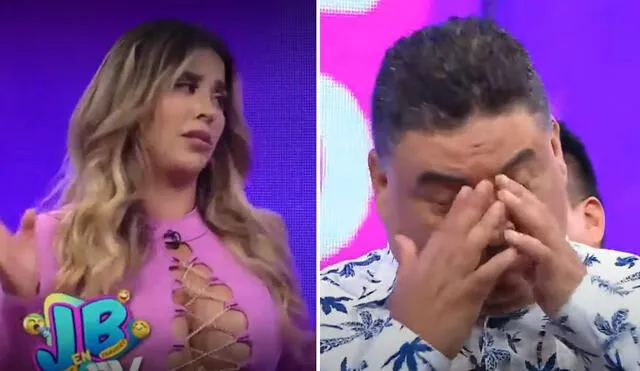 Gabriela Serpa y Alfredo Benavides se 'sacan' los trapitos en "JB en ATV". Foto: composición LR/ Capturas de ATV - Video: ATV