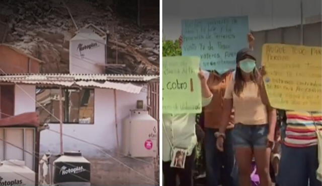 Los gatilleros de Ventanilla cobraba cupos de S/50 por uso de agua en AAHH. Foto: captura de América TV.