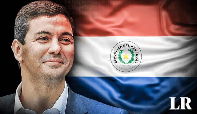 Santiago Peña dirigirá Paraguay por los próximos cinco años. composición LR/Fabrizio Oviedo/AFP