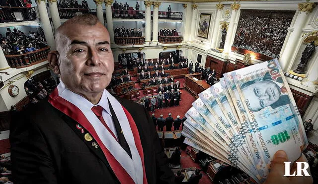 Congresista José Arriola recibe aportes económicos de sus trabajadores de manera mensual. Foto: composición Alvaro Lozano/ La República