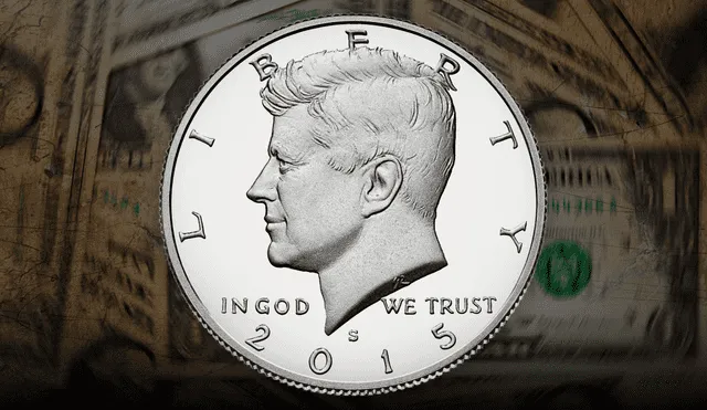 La moneda JFK Half Dollar de 1964 Accented Hair es una de las más codiciadas en el mundo. Foto: composición LR/Pixabay
