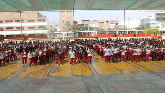 Inversión. En el colegio Carlos Mariátegui de El Porvenir se va beneficiar a 2.500 estudiantes