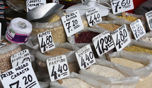 La inflación mensual en abril fue de 0,56%. Foto: Andina