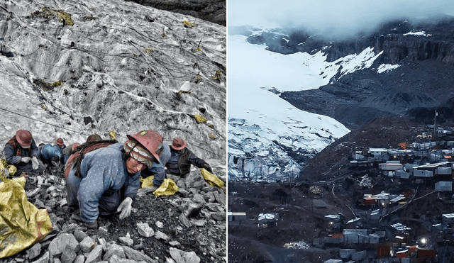 Así viven las personas en La Rinconada, la ciudad más alta del mundo. Foto: composición LR/El País