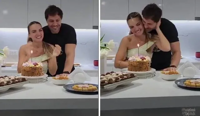 'Cachaza' celebró su cumpleaños junto a André Bankoff. Foto: composición LR/Carol Reali/Instagram - Video: Carol Reali/Instagram