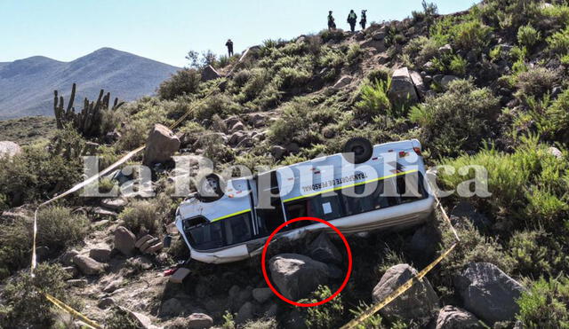 Accidente en la ruta Chapi- Arequipa. Foto: Rodrigo Talavera/ LR