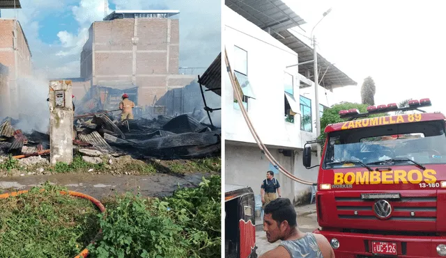 Cibernautas agradecieron la labor de los bomberos. Foto: composición LR/Compañía de Bomberos Zarumilla 89/Facebook