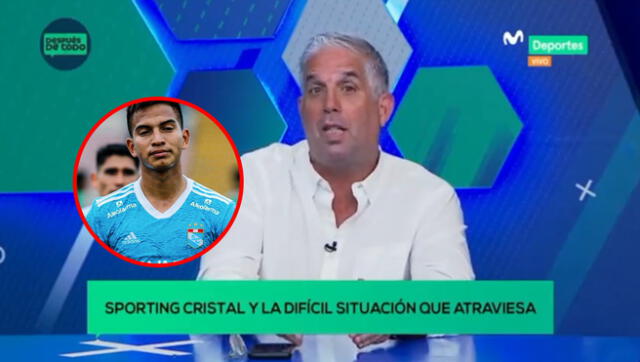 Távara debutó en Sporting Cristal en 2016 con 17 años. Foto: captura Movistar Deportes