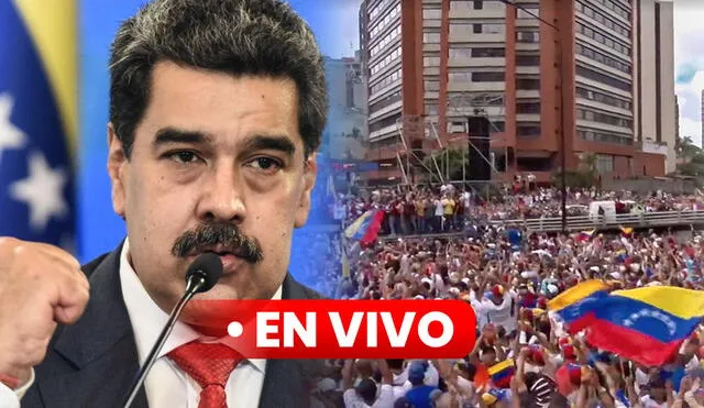 Los venezolanos esperan el discurso de Nicolás Maduro. Foto: composición LR/ Run Run/ CNN