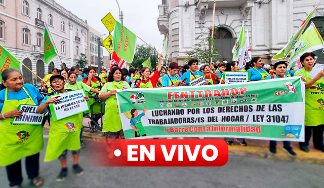 Sigue el minuto a minuto de las marchas del Día del Trabajo en esta nota. Foto: composición LR/Mary Luz Aranda