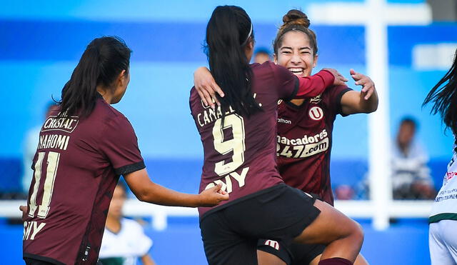 Universitario goleó en la liga femenina y comparte la punta con Alianza Lima. Foto: Universitario