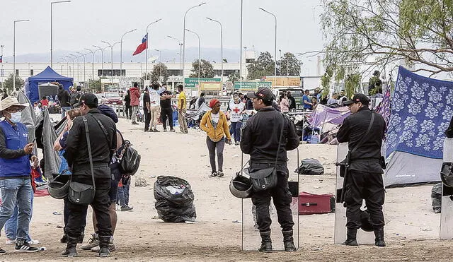 Más migrantes van llegando a la frontera, mientras los Gobiernos de Chile, Perú y Venezuela no adoptan medidas concretas frente a esta crisis humanitaria. Foto: difusión