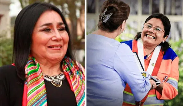 Aída García Naranjo fue ministra de la Mujer durante el Gobierno de Ollanta Humala. Foto: composición LR
