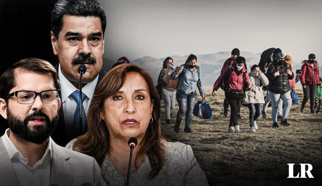 El Gobierno chileno dijo que es "prioritario" abrir un corredor humanitario para los cientos de migrantes indocumentados. Foto: composición LR/AFP/EFE/Presidencia