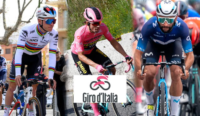 El Giro de Italia 2023 reunirá nuevamente a varios de los mejores exponentes del ciclismo. Foto: composición LR/AFP