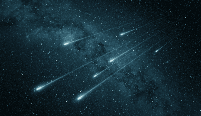 La lluvia de estrellas Eta Acuáridas se produce cuando la Tierra choca con escombros dejados por el cometa Halley. Foto: Fort Hays State University/referencial